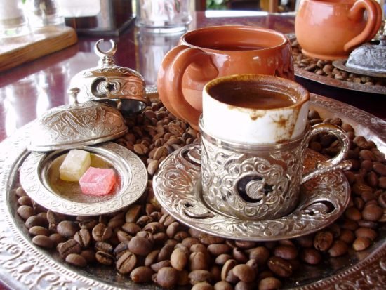 café árabe - café turco