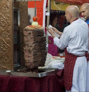 Receta libanesa de Shawarma de carne de vacuno