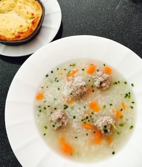 Sopa de Kofta - Sopa de carne con albóndigas